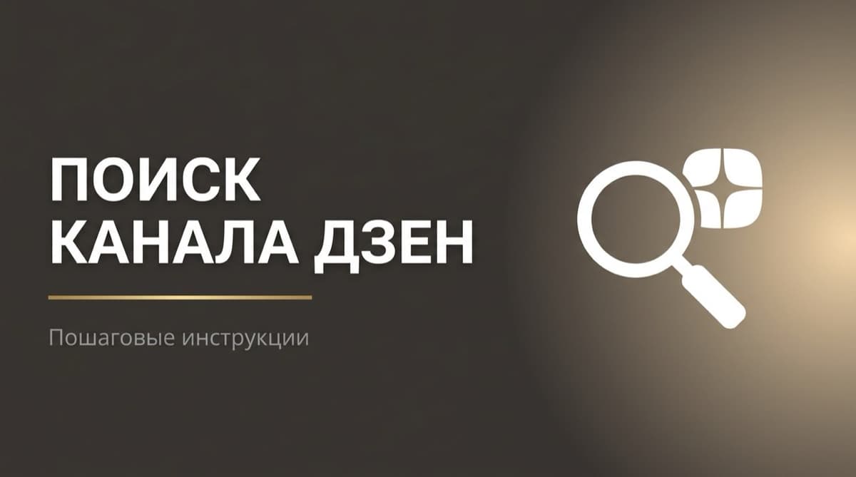 Найти дзен канал