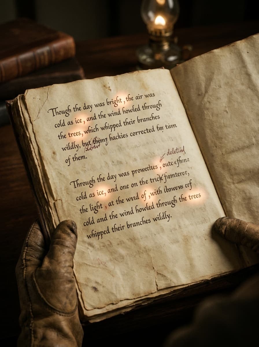 Текст с пропущенными запятыми до и после проверки нейросетью — до