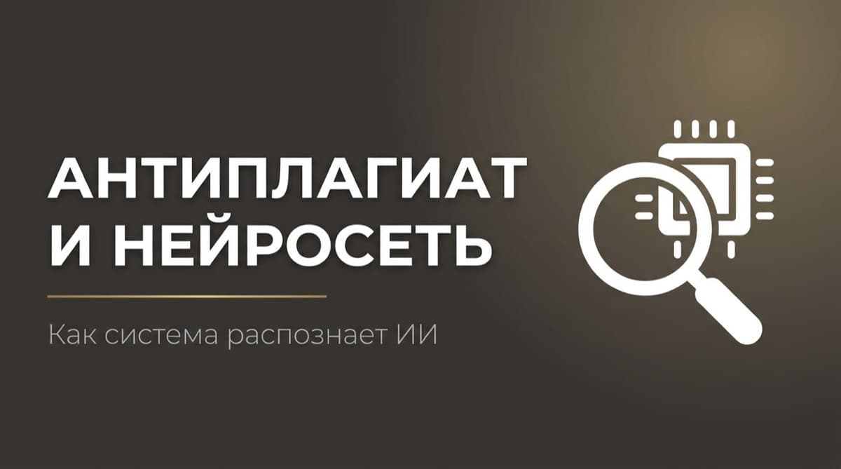 Антиплагиат распознает нейросеть
