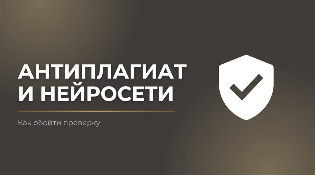Антиплагиат видит нейросеть что делать