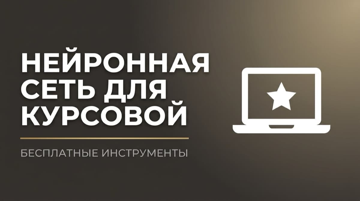 Бесплатная нейросеть для курсовых