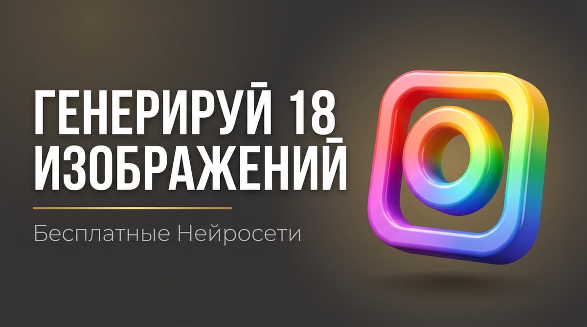 Бесплатные нейросети для генерации 18 изображений