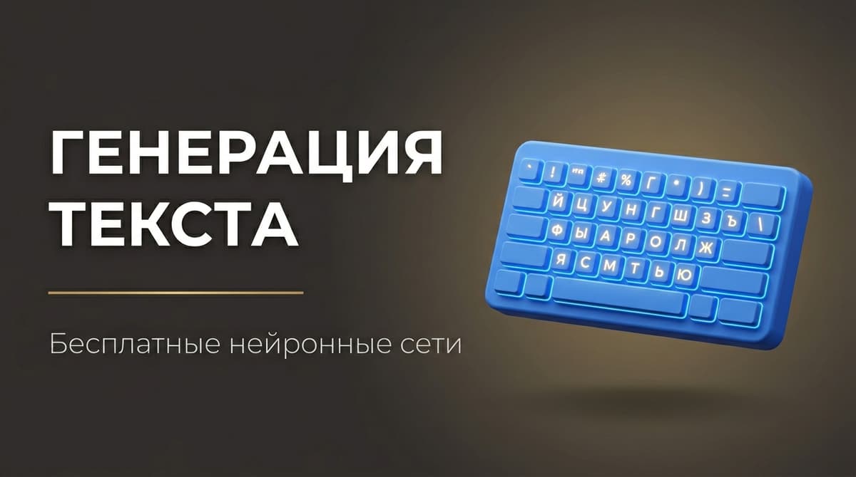 Бесплатные нейросети для генерации текста