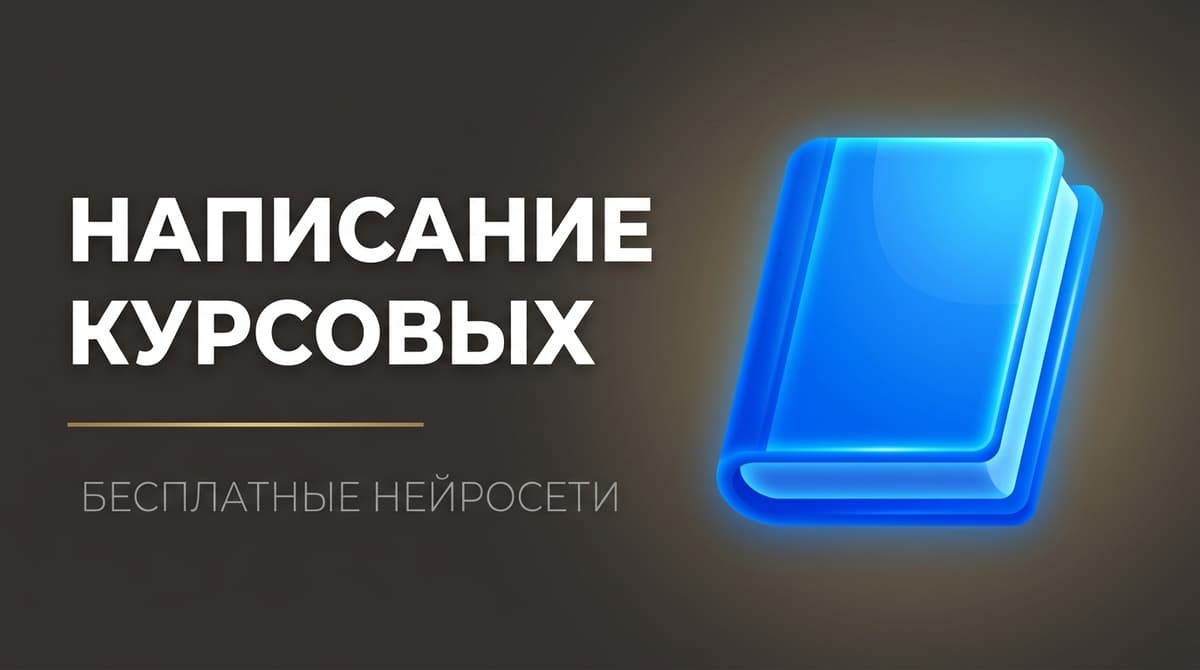 Бесплатные нейросети для написания курсовой