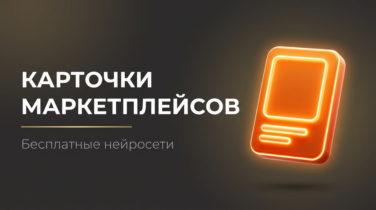 Бесплатные нейросети для создания карточек для маркетплейса