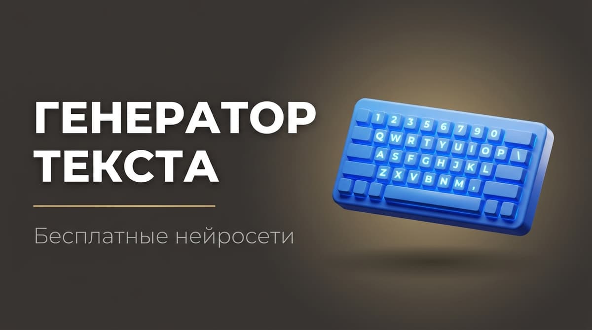 Бесплатный генератор текста нейросеть