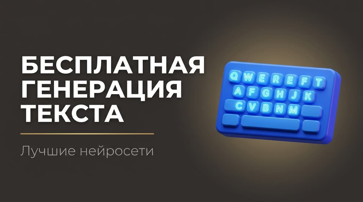 Бесплатный ии для генерации текста