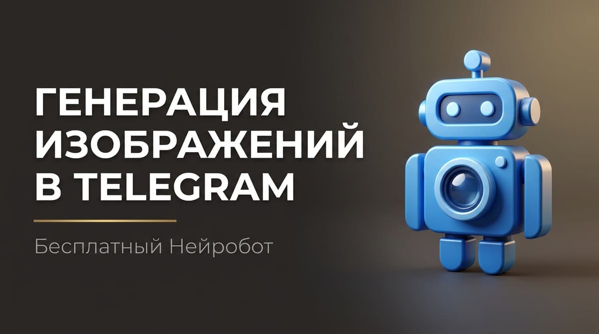 Бесплатный телеграм бот для генерации изображений