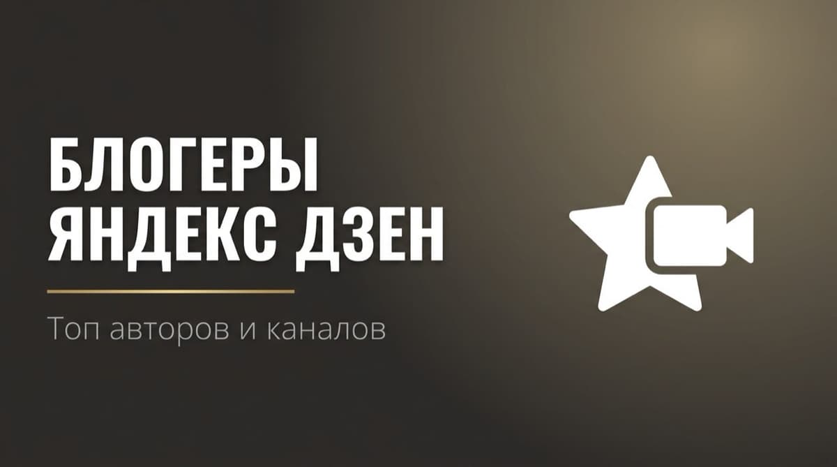 Блогеры и каналы на Яндекс Дзен