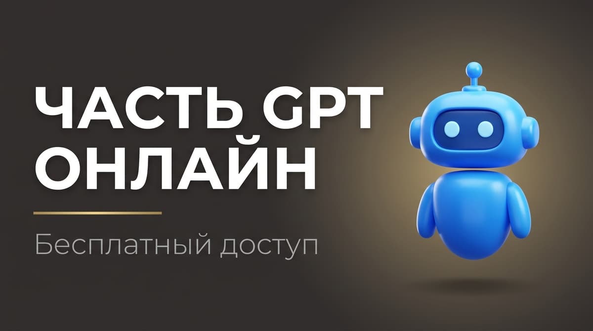 Часть gpt онлайн