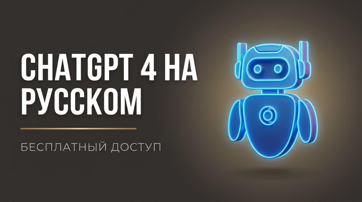 Chat gpt 4 на русском бесплатно