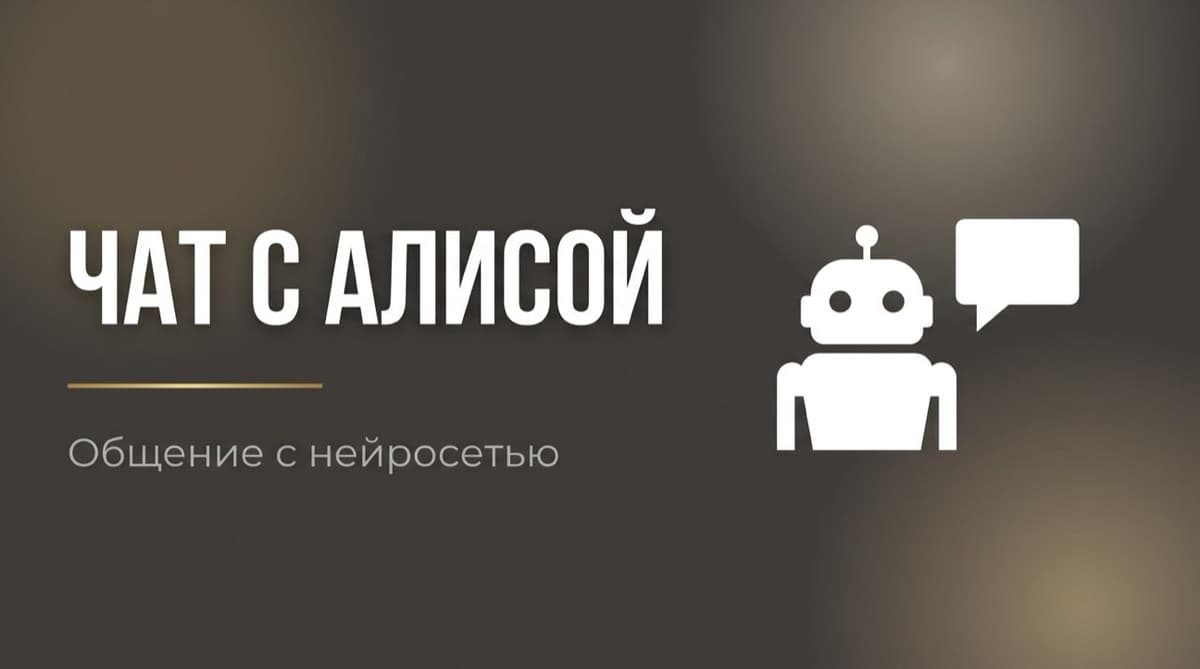 Чат с алисой нейросеть