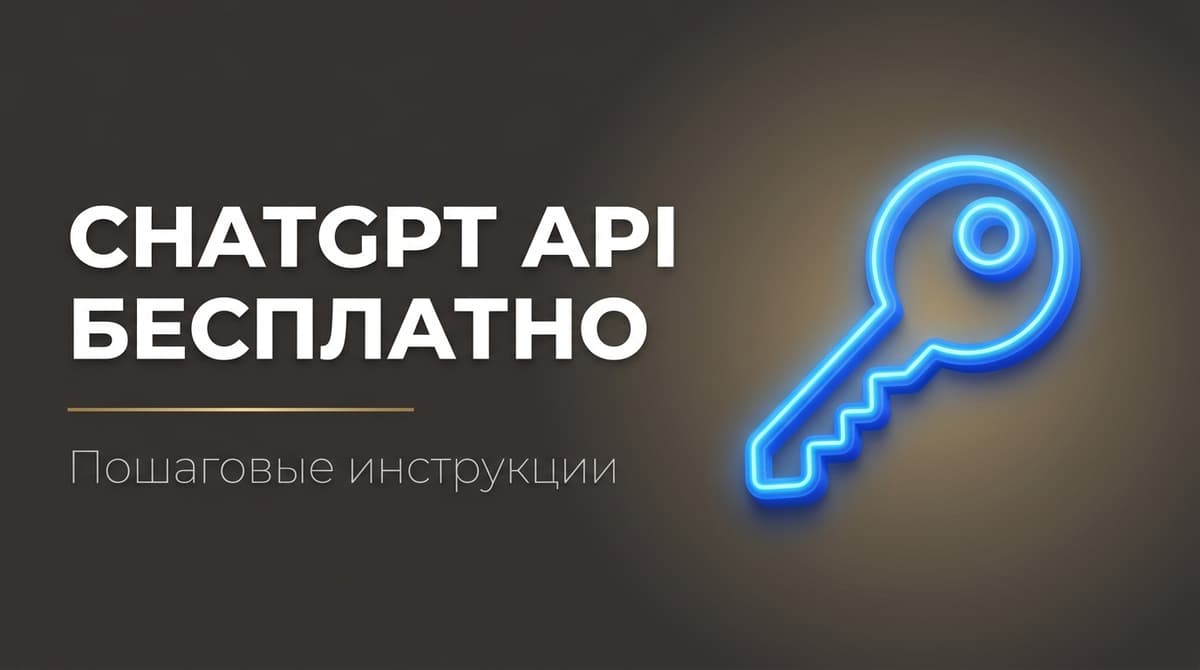 Chatgpt api бесплатно