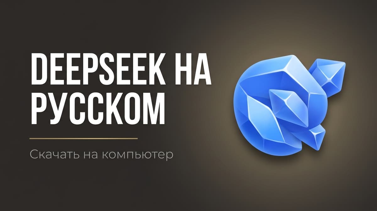 Deepseek нейросеть на русском скачать на компьютер