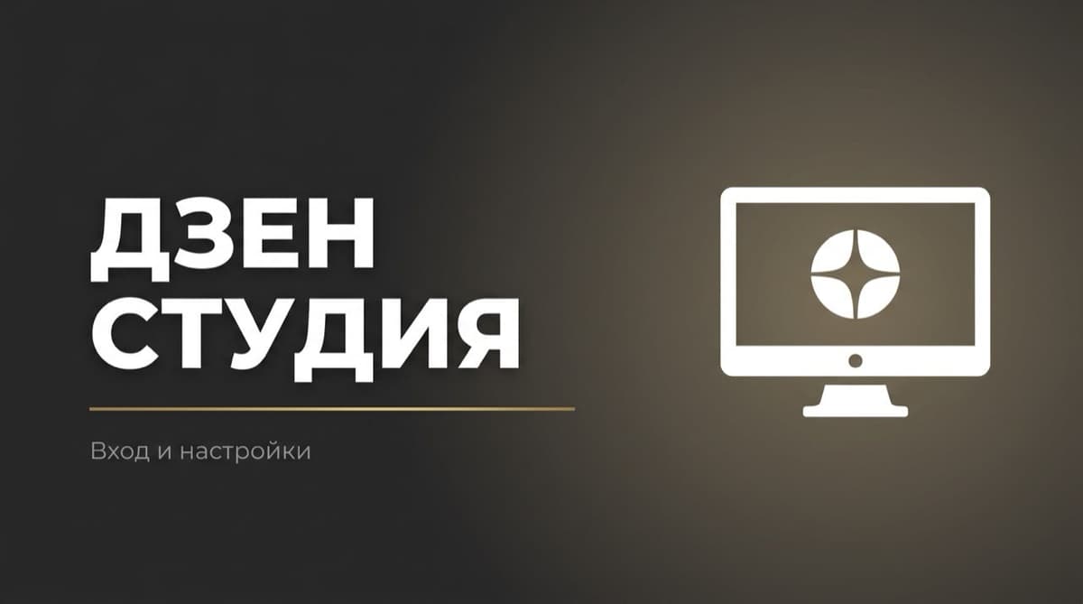 Дзен студия войти