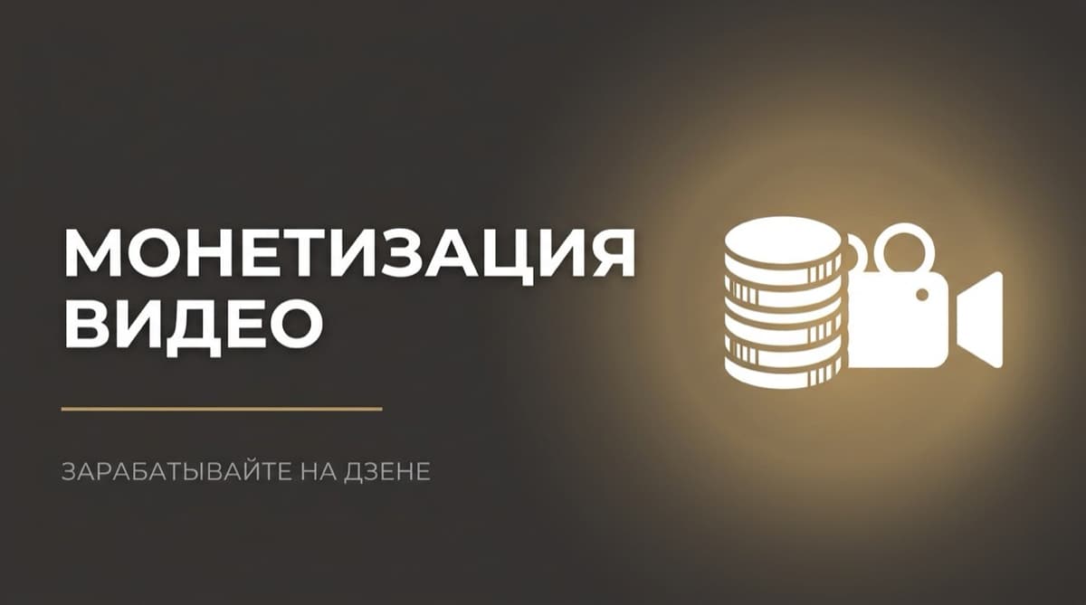 Дзен видео монетизация