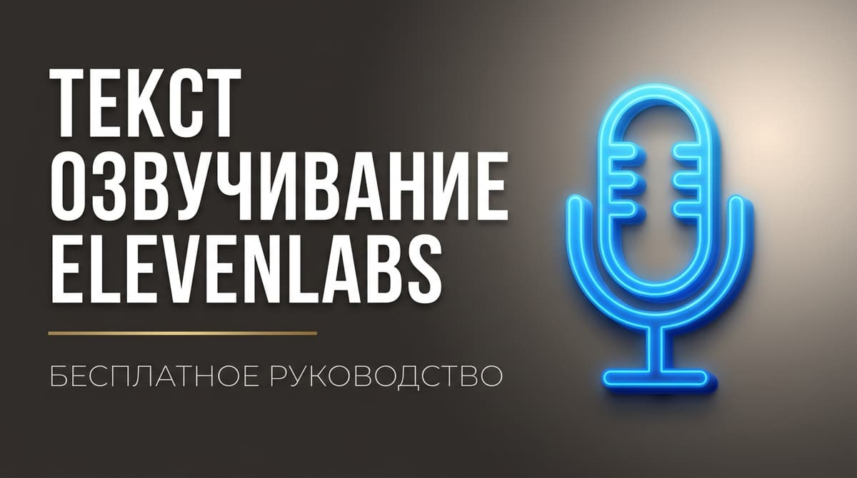 Elevenlabs озвучка текста бесплатно