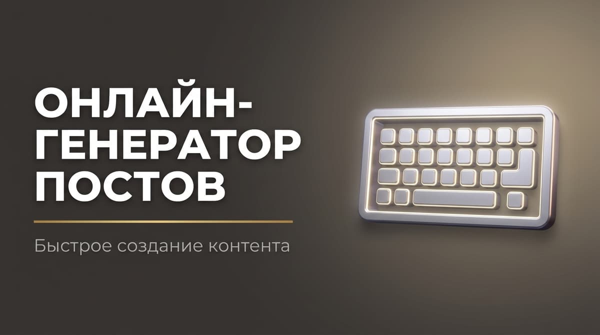Генератор поста онлайн текста