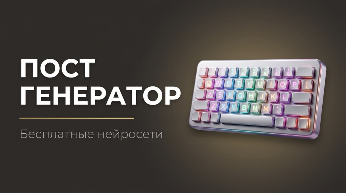 Генератор постов нейросеть бесплатно