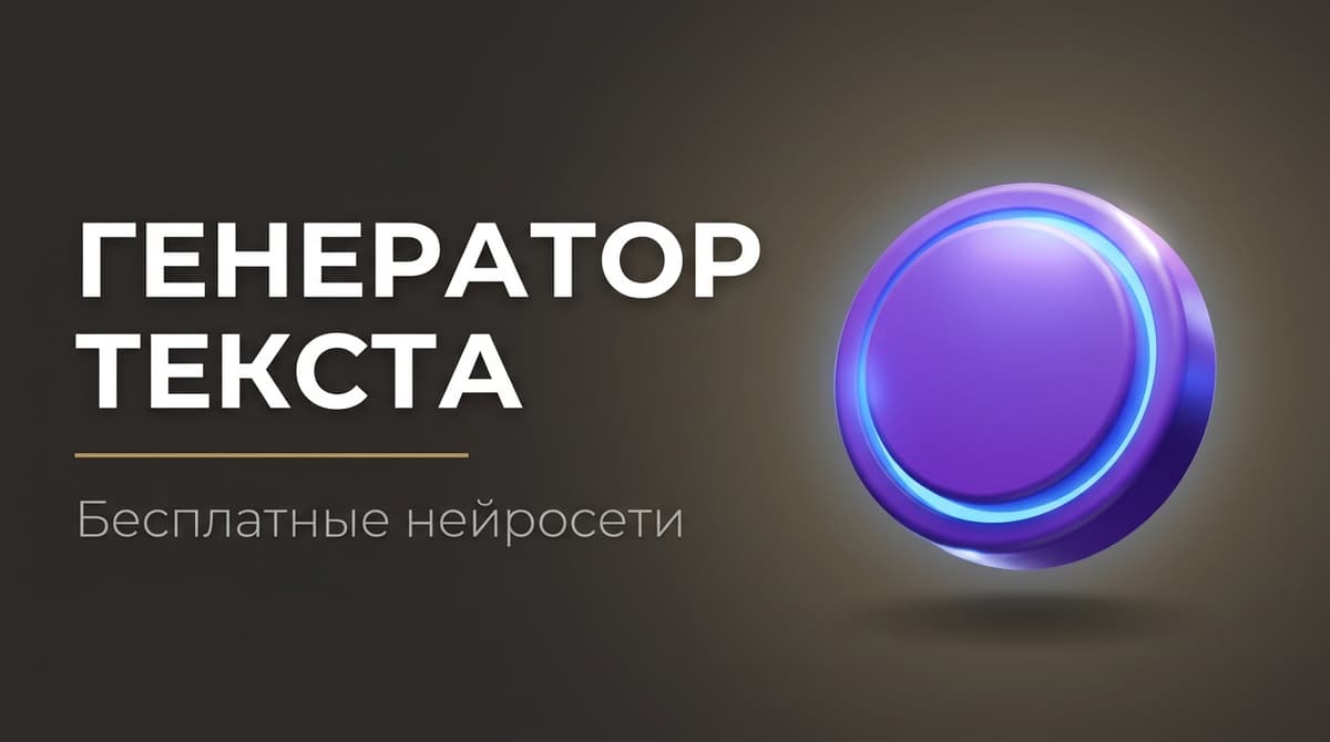 Генератор текста нейросеть бесплатно