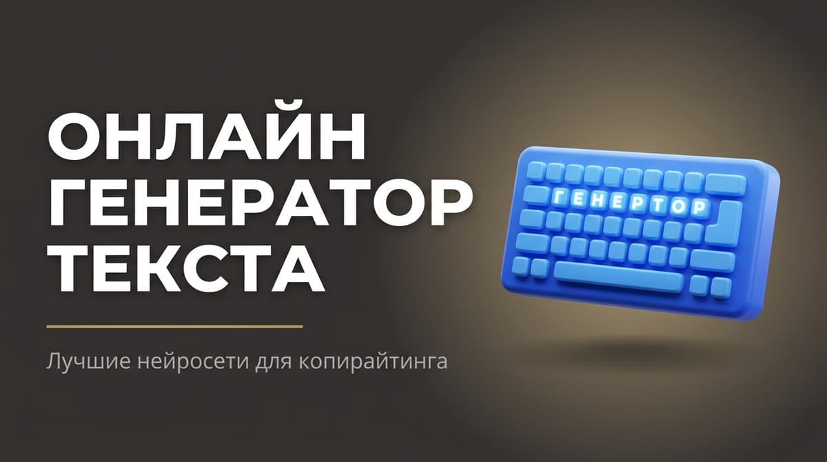 Генератор текста онлайн нейросеть для написания