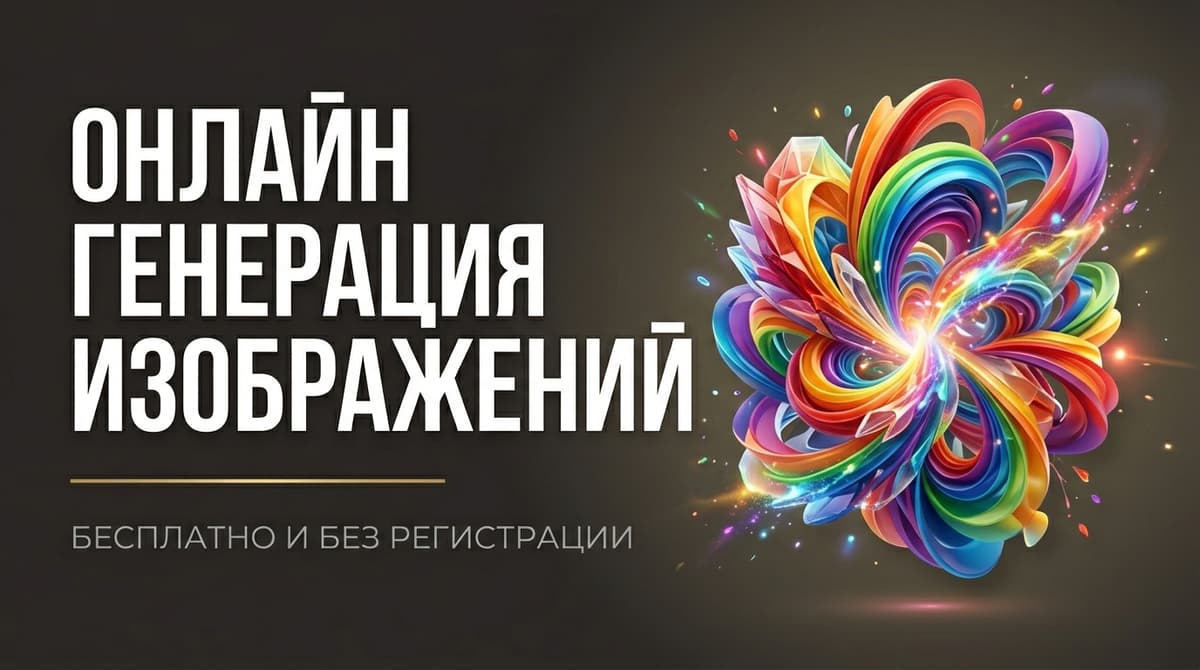 Генерация картинок нейросетью бесплатно онлайн без регистрации