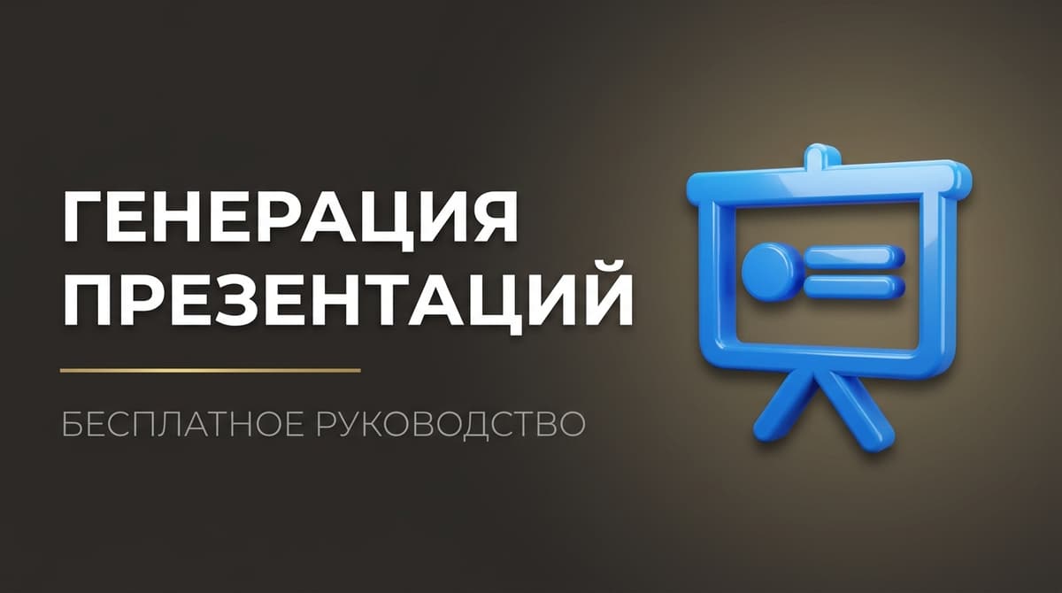Генерация презентаций нейросеть по тексту бесплатно