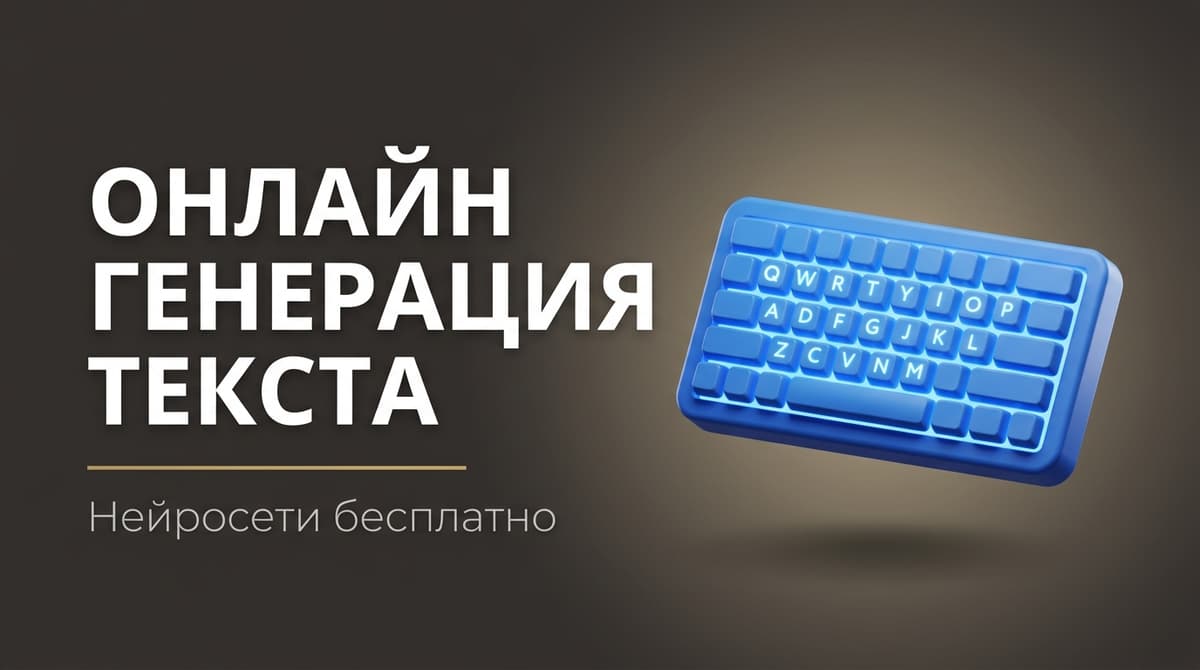 Генерация текста нейросетью онлайн бесплатно