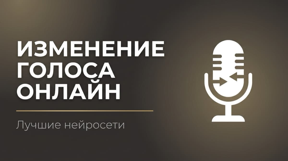 Голос онлайн изменить