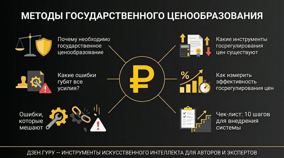 Государственное ценообразование в 2026: мой опыт и 7 ошибок