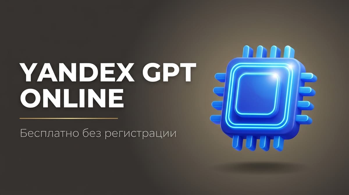 Gpt яндекс нейросеть онлайн бесплатно без регистрации