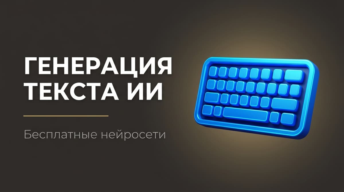 Ии для генерации текста бесплатно