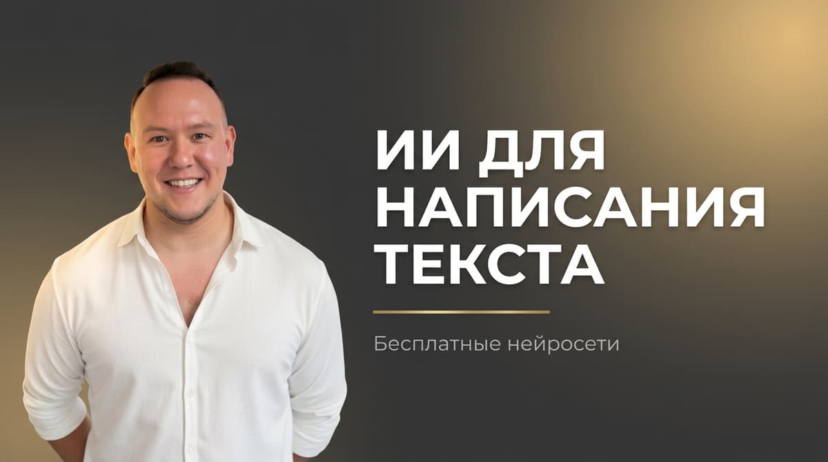 Ии для написания текста бесплатно