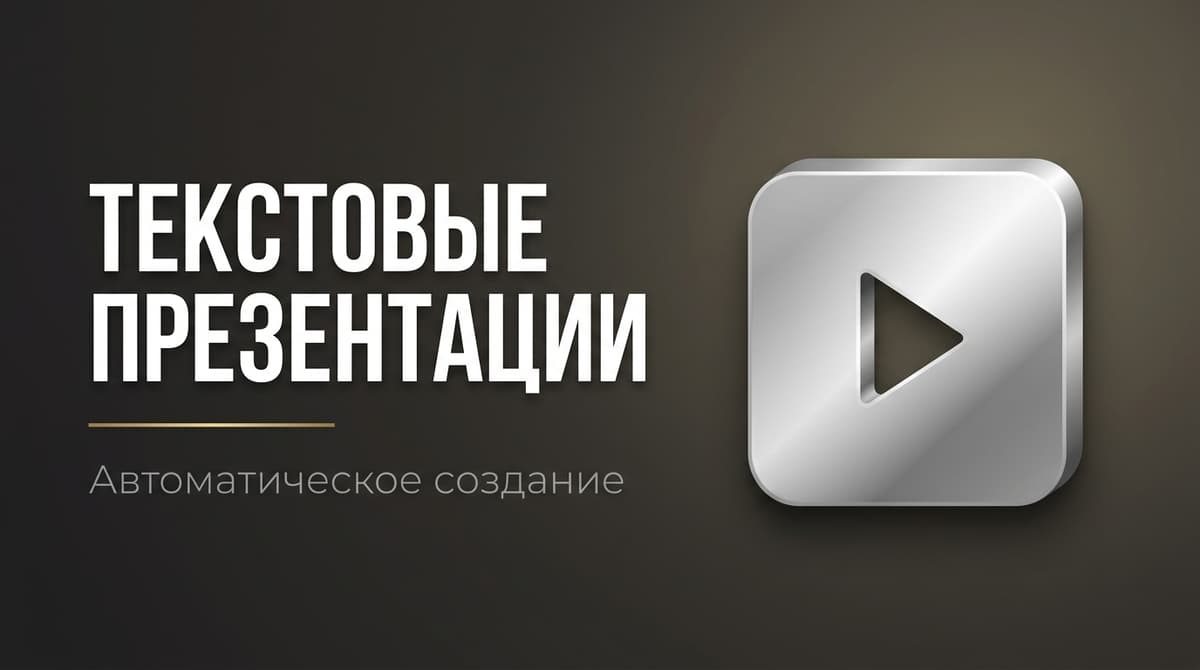 Ии которая делает презентации по тексту