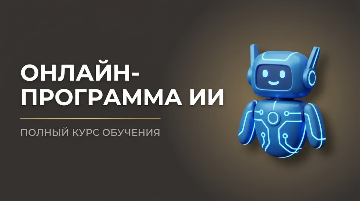 Искусственный интеллект онлайн программа