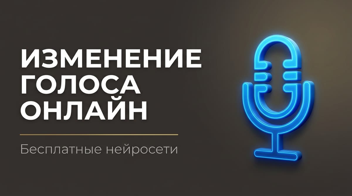 Изменение голоса без скачивания