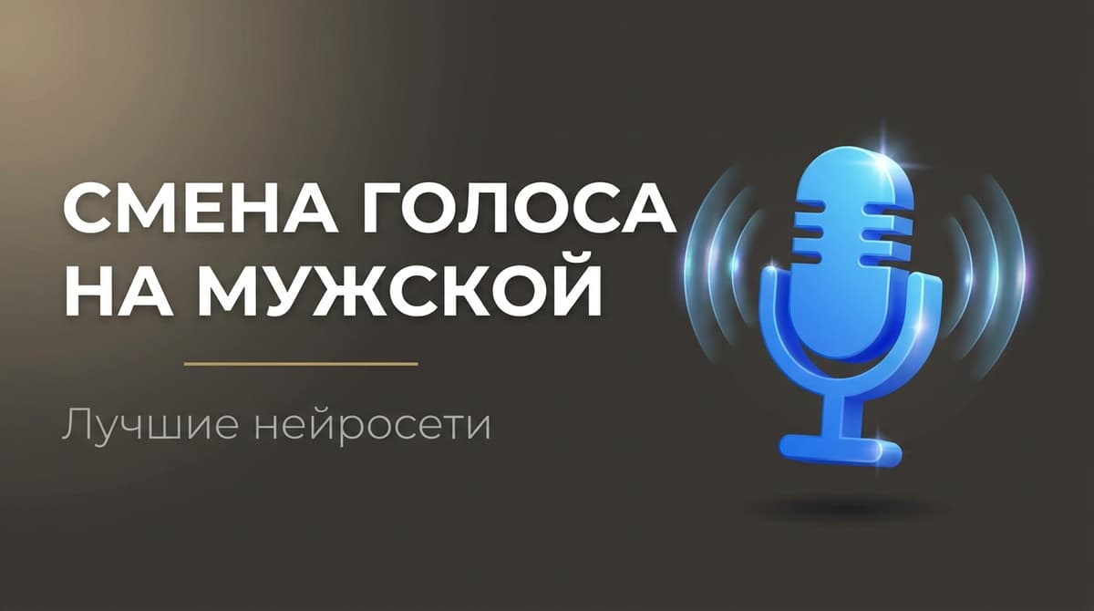 Изменить голос на мужской онлайн