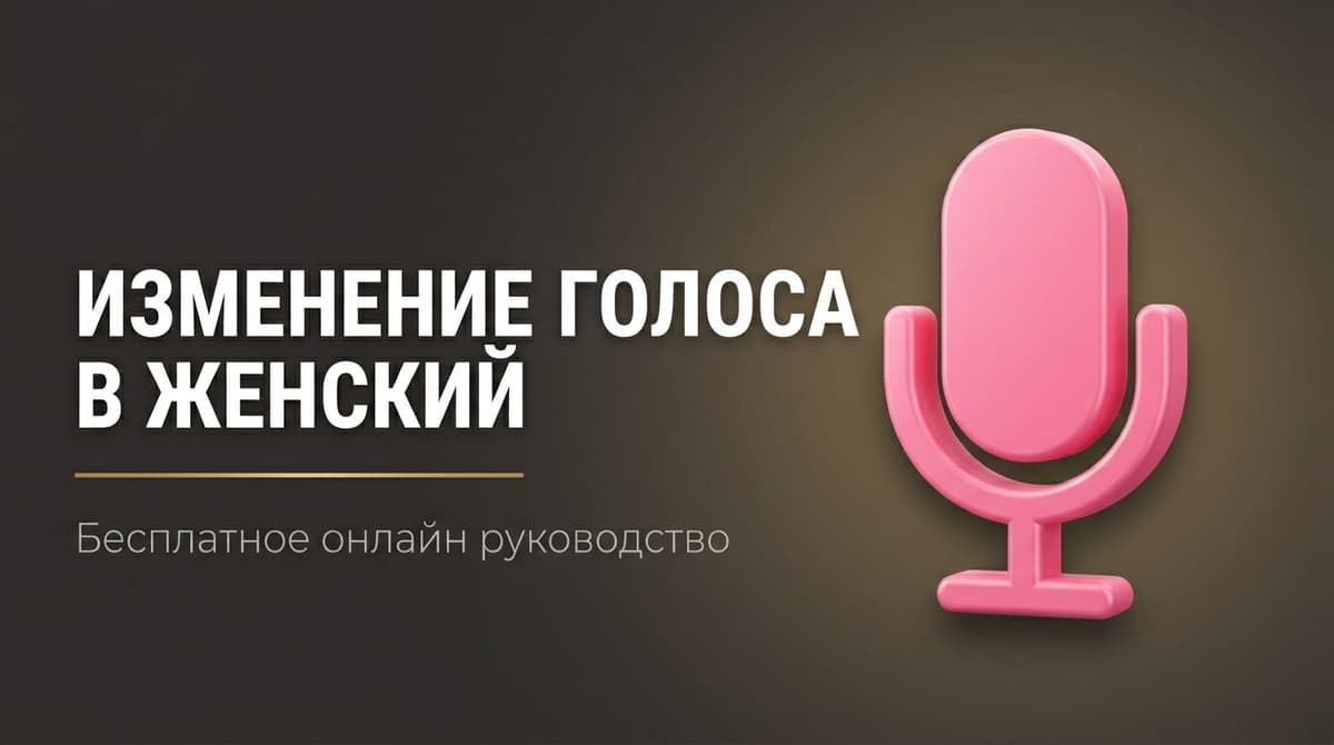 Изменить голос на женский онлайн бесплатно