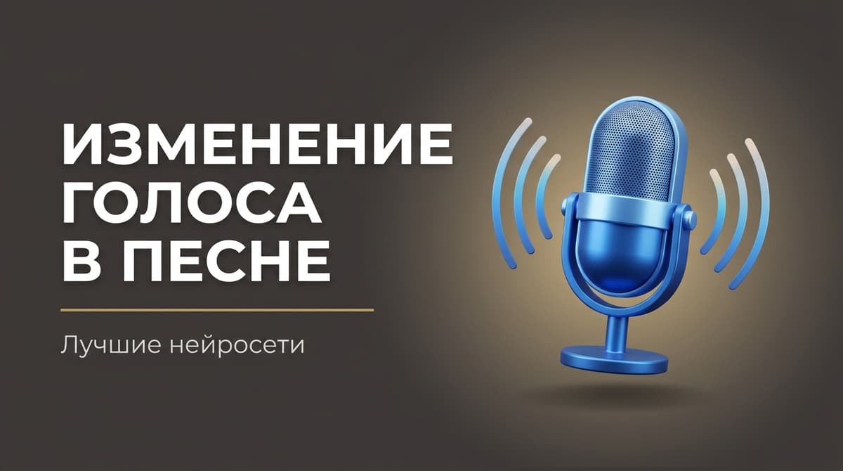 Изменить голос онлайн в песне
