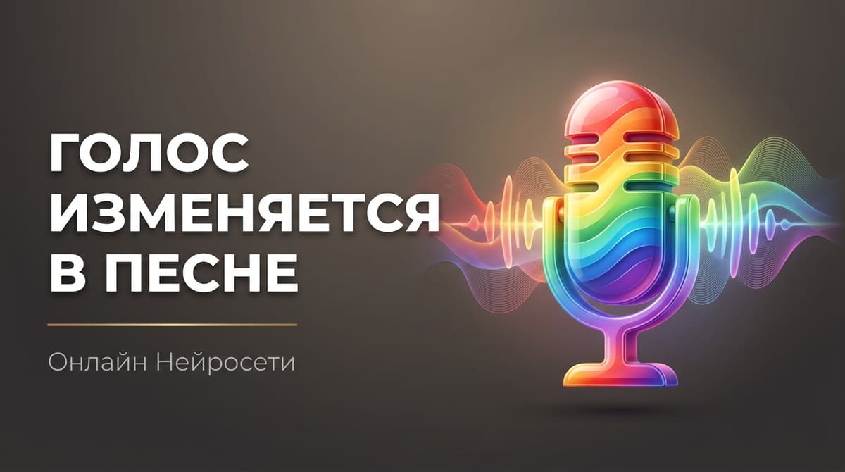 Изменить голос в песне онлайн