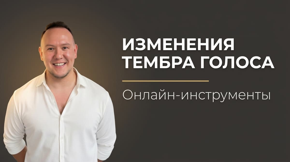 Изменить тембр голоса онлайн