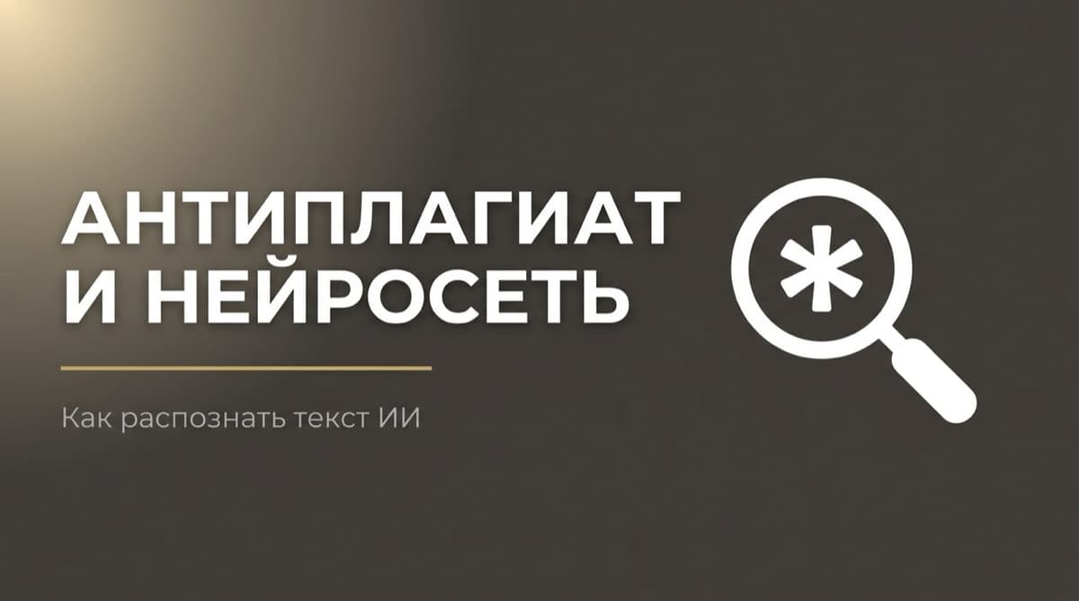 Как антиплагиат распознает нейросеть
