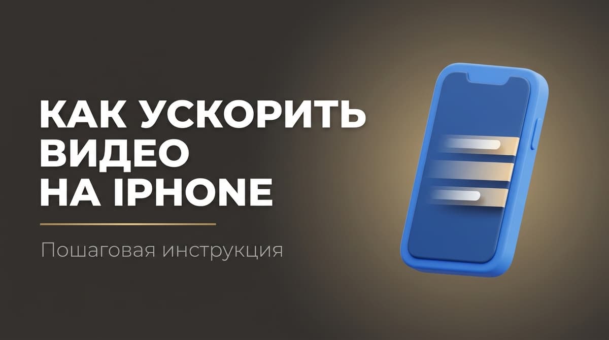Как из замедленного видео сделать обычное в айфоне