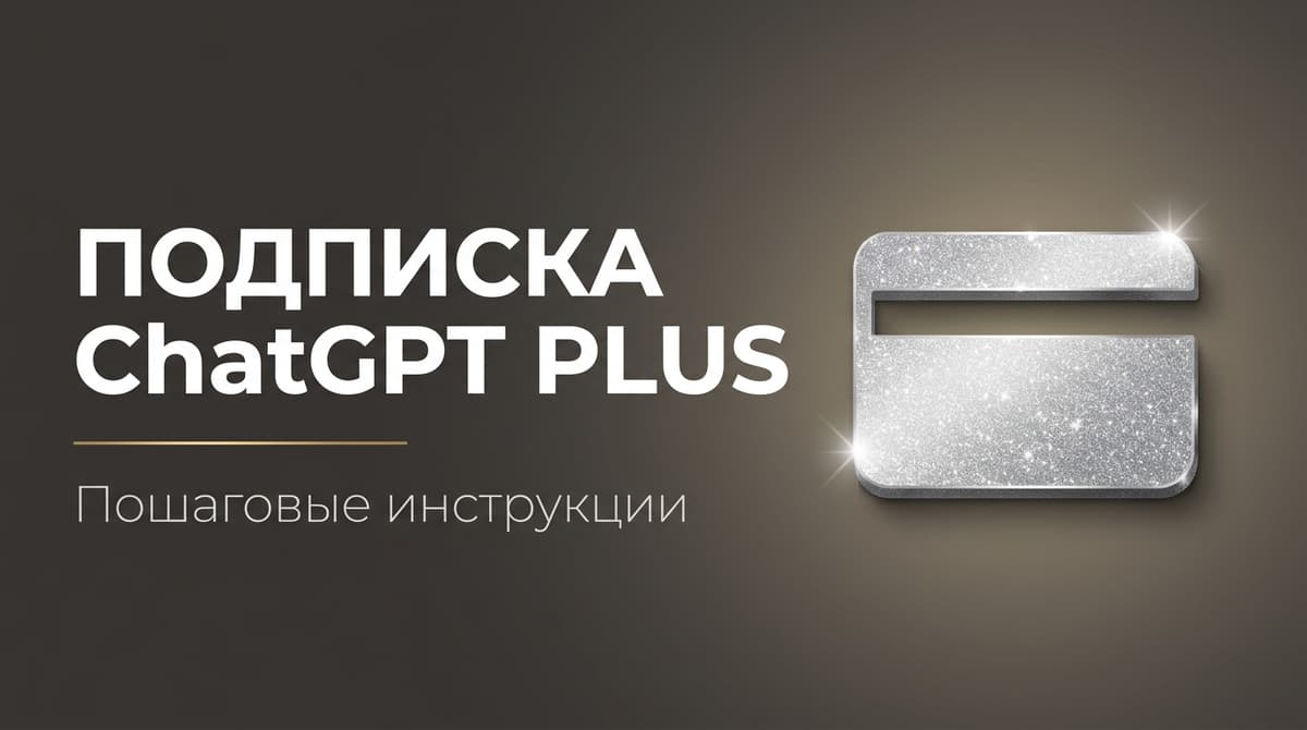 Как купить подписку chatgpt plus в россии