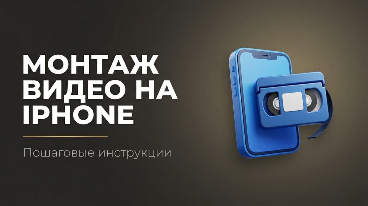 Как на айфоне склеить 2 видео