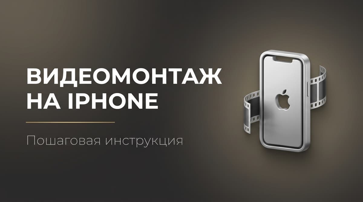 Как на айфоне склеить видео