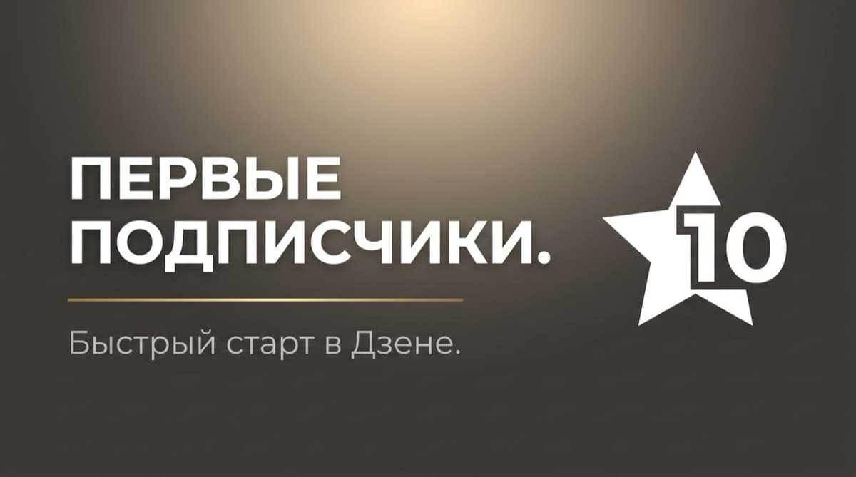 Как набрать 10 подписчиков в дзен