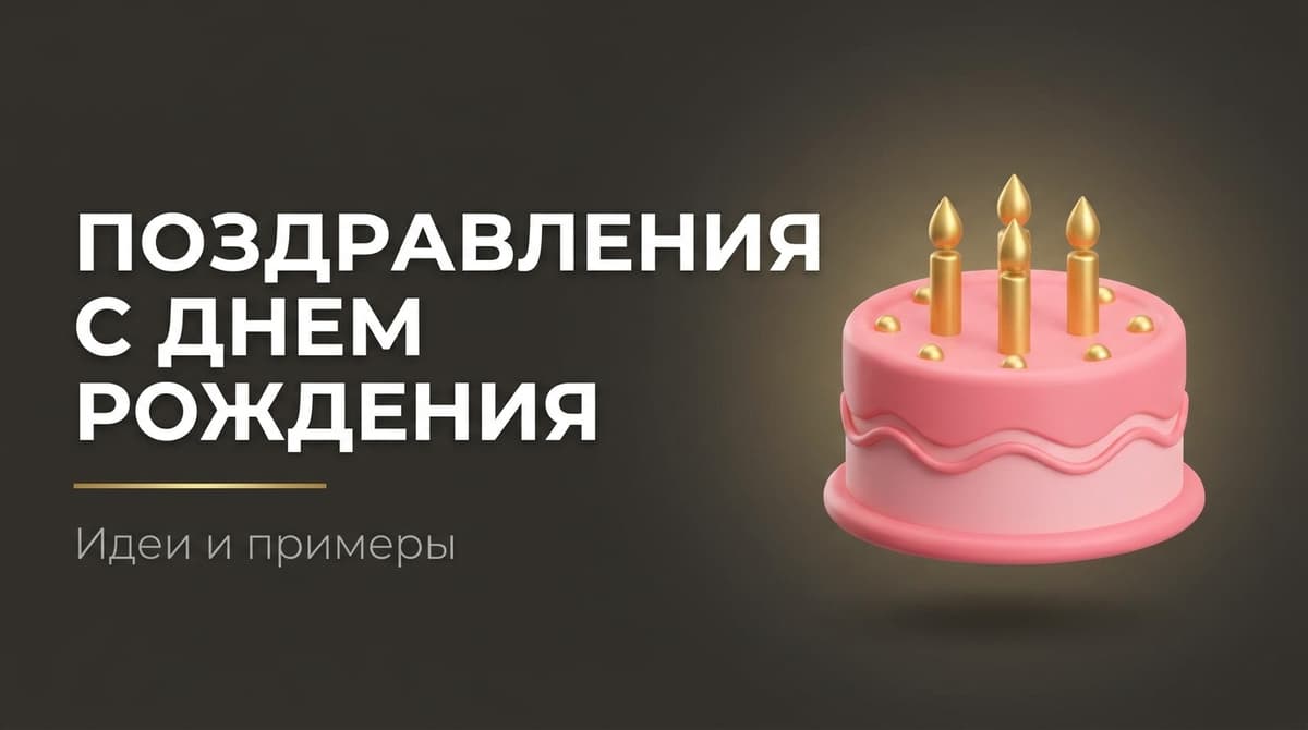 Как написать поздравление на день рождения