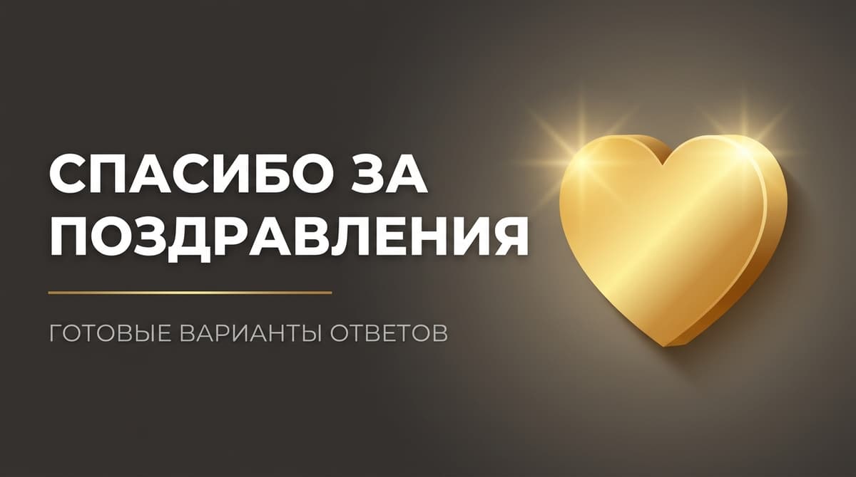 Как написать спасибо за поздравления