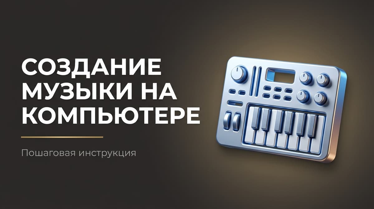 Как написать свою музыку на компьютере